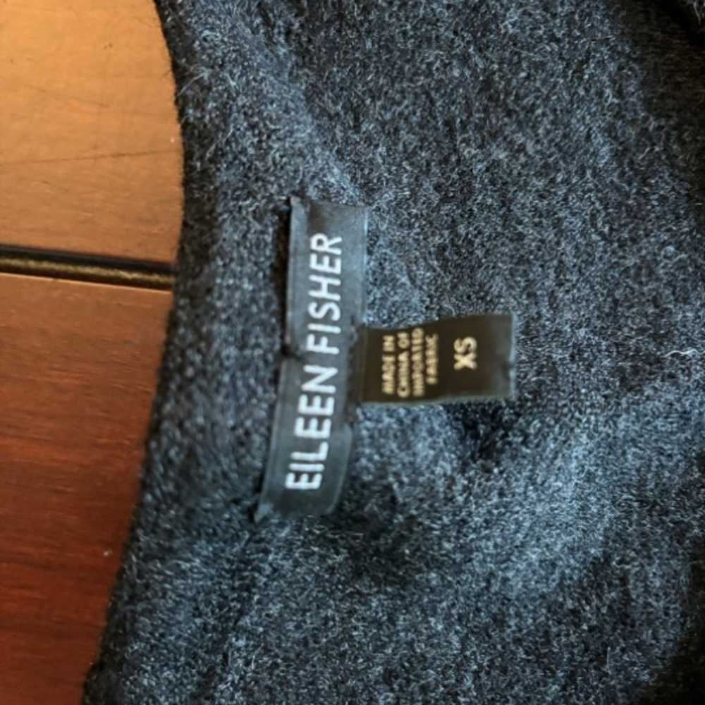 Eileen Fisher 100% Wool Dress - Grey - image 2