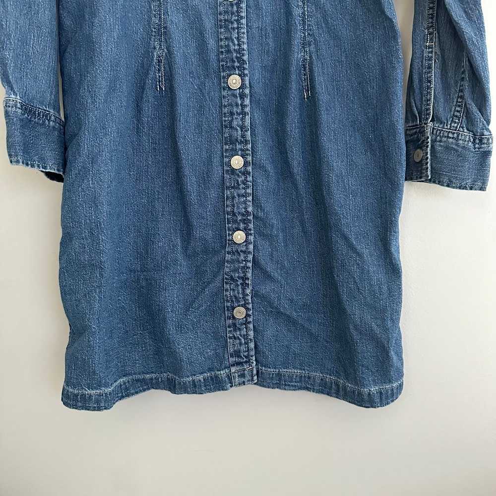 Levi’s Denim Ellie Dress Blue Denim Button down t… - image 2