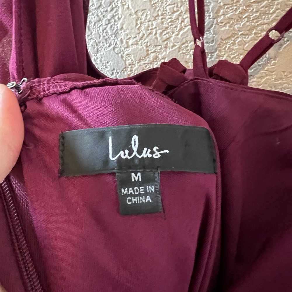 Lulus Lorenz Ruffled Lace-Up Maxi Dress - image 9
