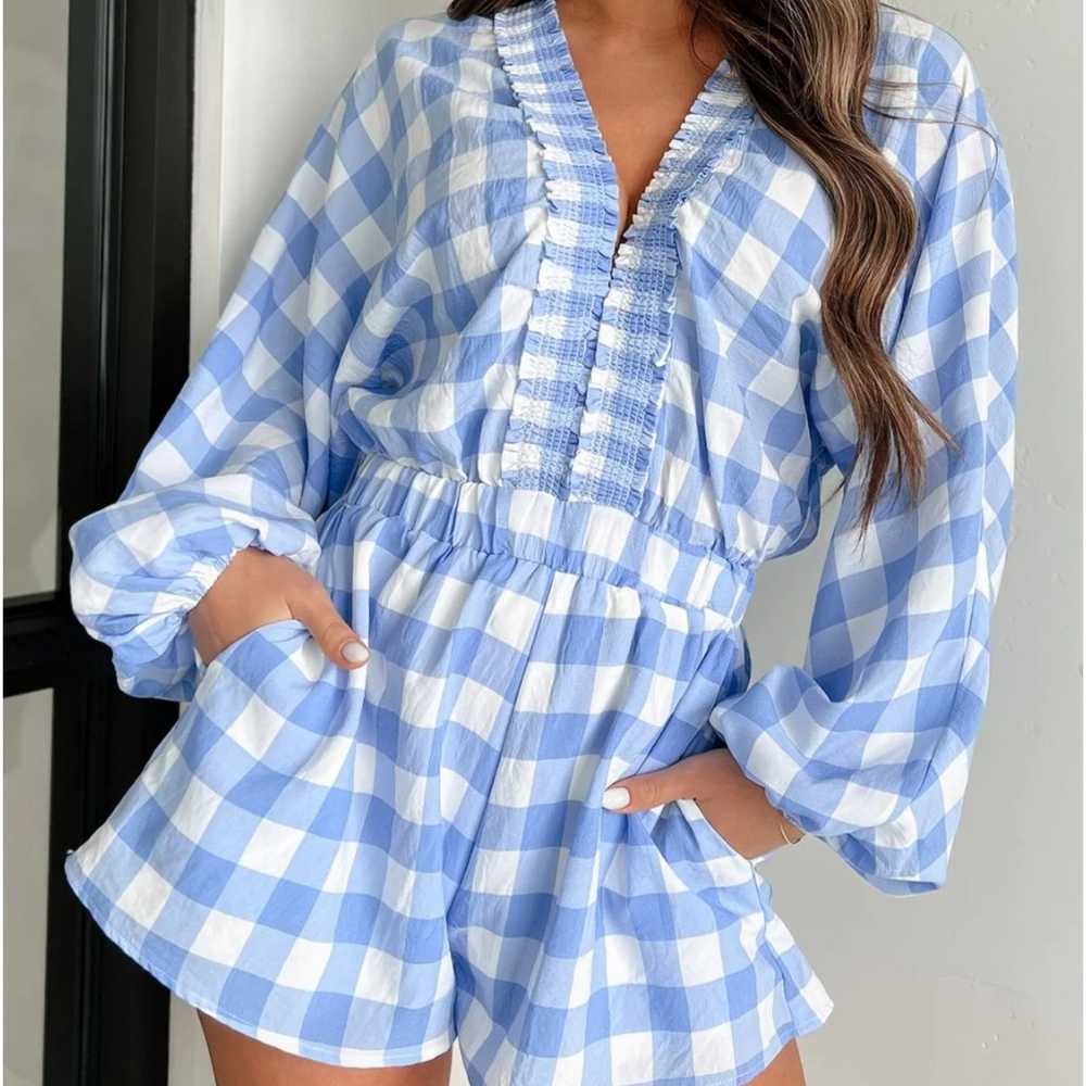 Gingham romper - image 2