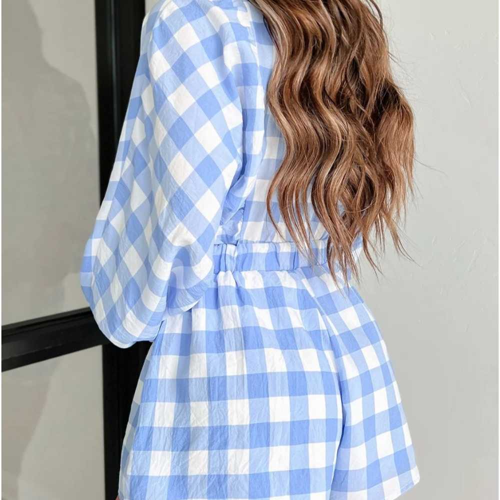 Gingham romper - image 4