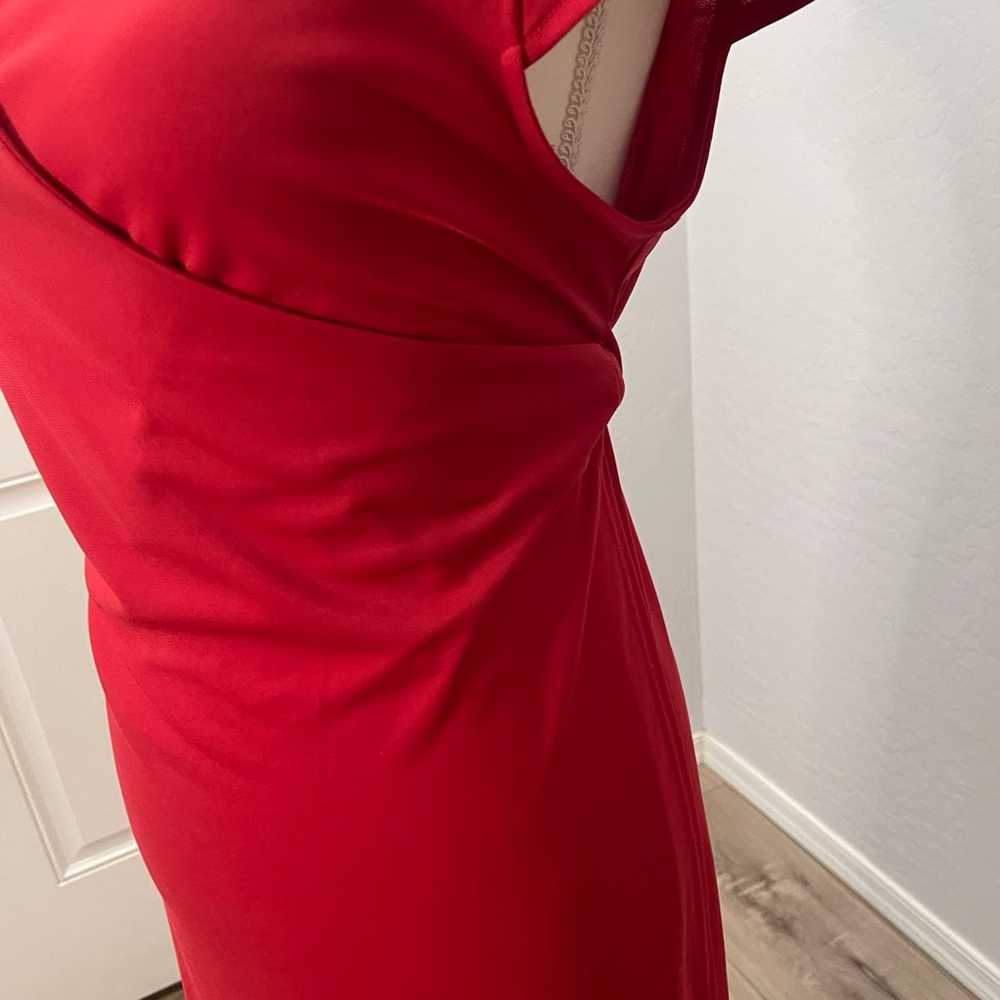 Red Midi Wrap Dress by The Limited - image 2