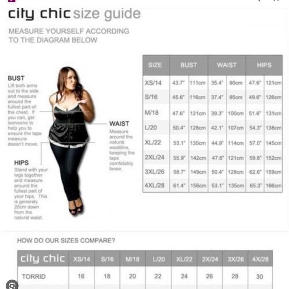 City Chic Dress XL 22 NWOT - image 11