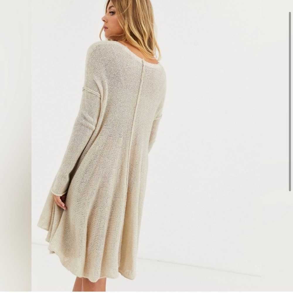 Free People knit mini dress size xs - image 2