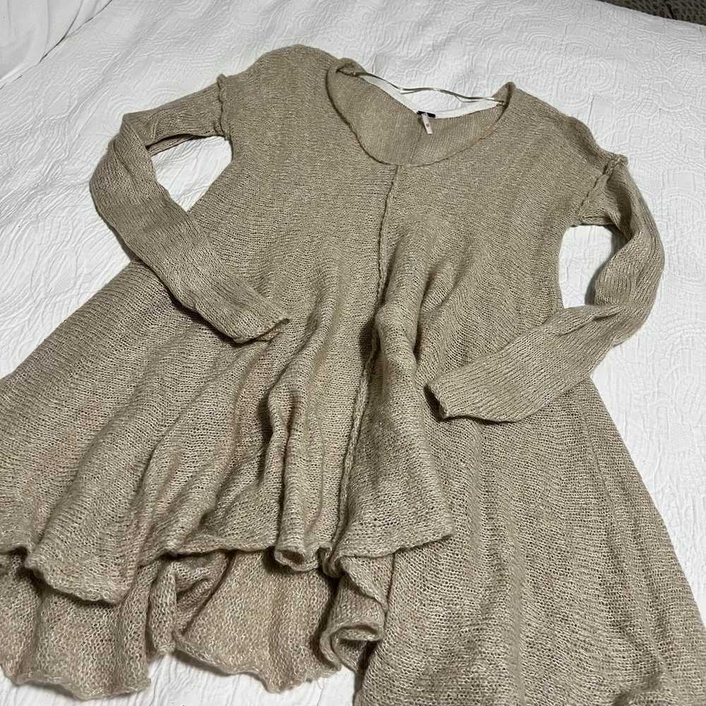 Free People knit mini dress size xs - image 4