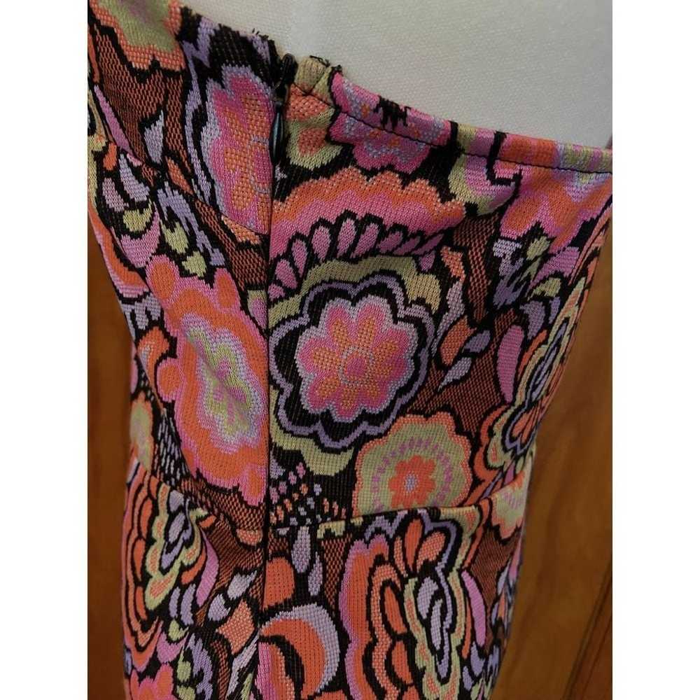 Zara Retro 60s Mod Floral Paisley Short Shorts Ju… - image 3