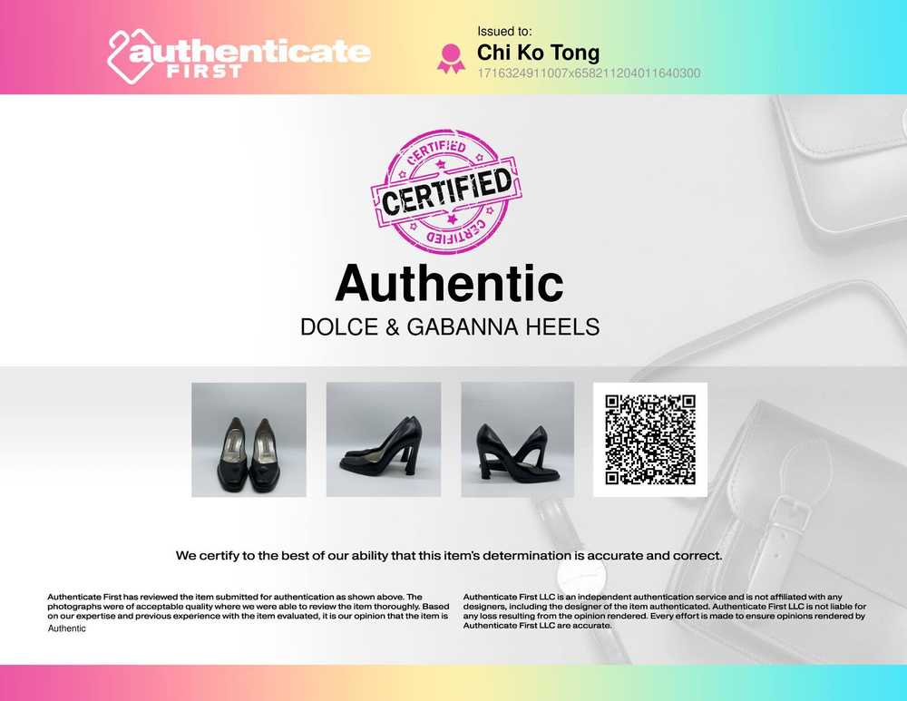 Dolce&Gabbana Black heel Heel Women 6.5 - image 9