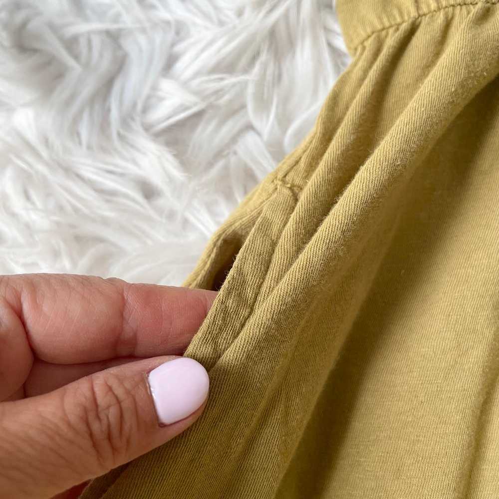 Pact 100% cotton button down dress size large - image 3