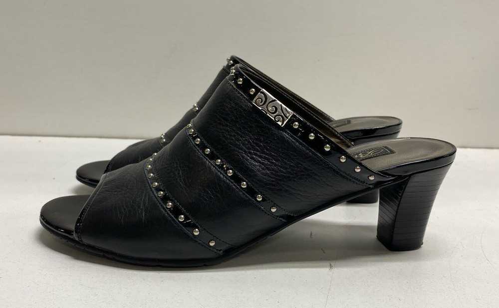 Brighton Teri Black Leather Mule Casual Shoes Wom… - image 1