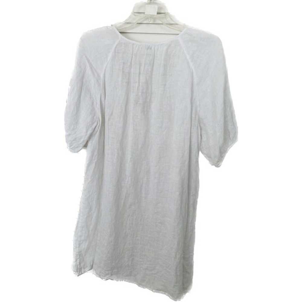 Aritzia wilfred Aperitif Linen Dress White Mini XS - image 3