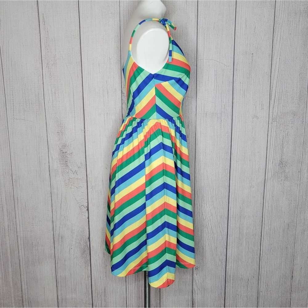 Modcloth Zest for Sunday Best Rainbow Chevron Str… - image 3