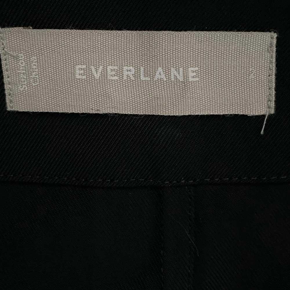 Everlane Size 2 Black Wrap Dress Sleeveless Pocke… - image 3