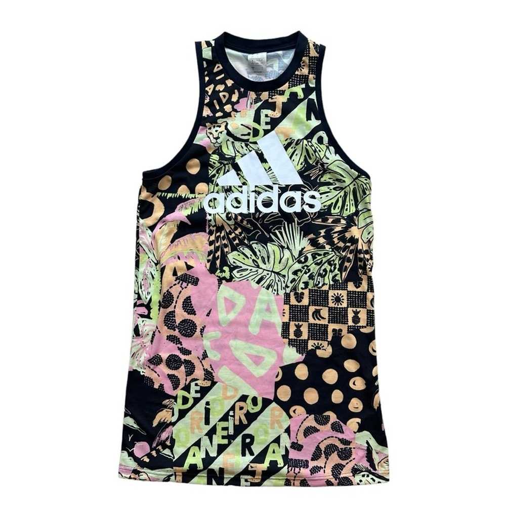 Adidas x Farm Rio Tank Top Dress Size Small - image 2