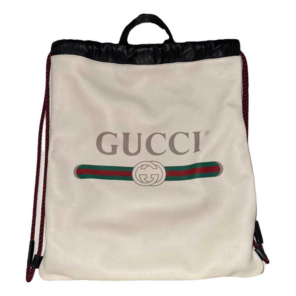 Gucci Leather travel bag - image 1