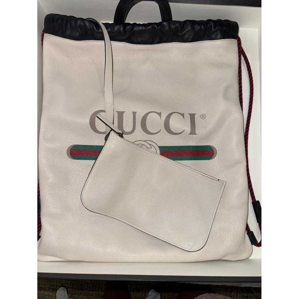 Gucci Leather travel bag - image 5