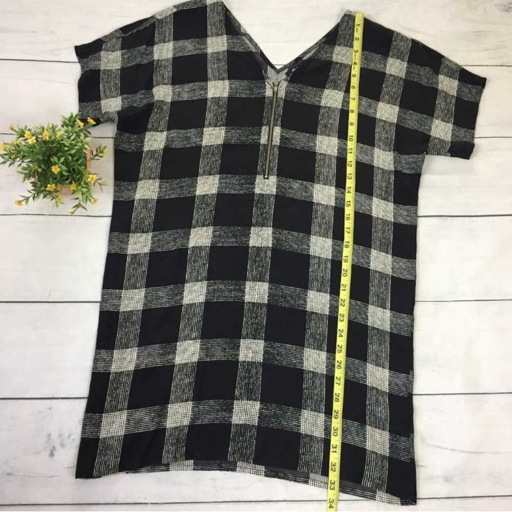 Madewell Buffalo Check Zip Front Dress - image 7