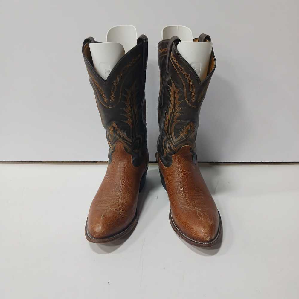 Tony Lama Men's Western Cowboy Leather Boots Size… - image 1