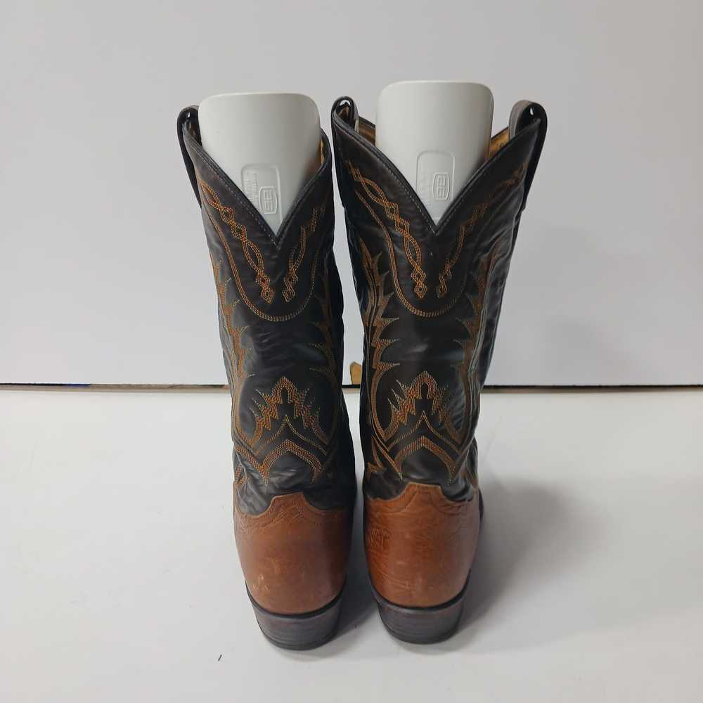 Tony Lama Men's Western Cowboy Leather Boots Size… - image 2