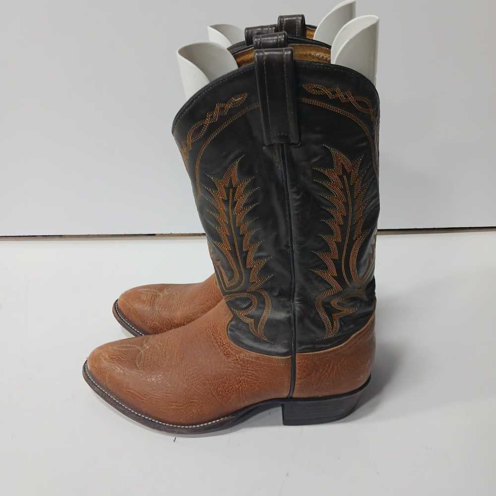 Tony Lama Men's Western Cowboy Leather Boots Size… - image 3