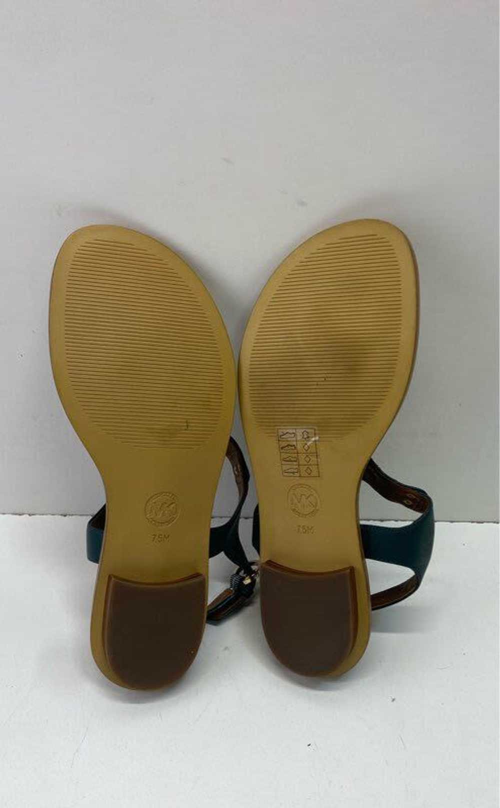 Michael Kors Green Thong Sandal Women 7.5 - image 5