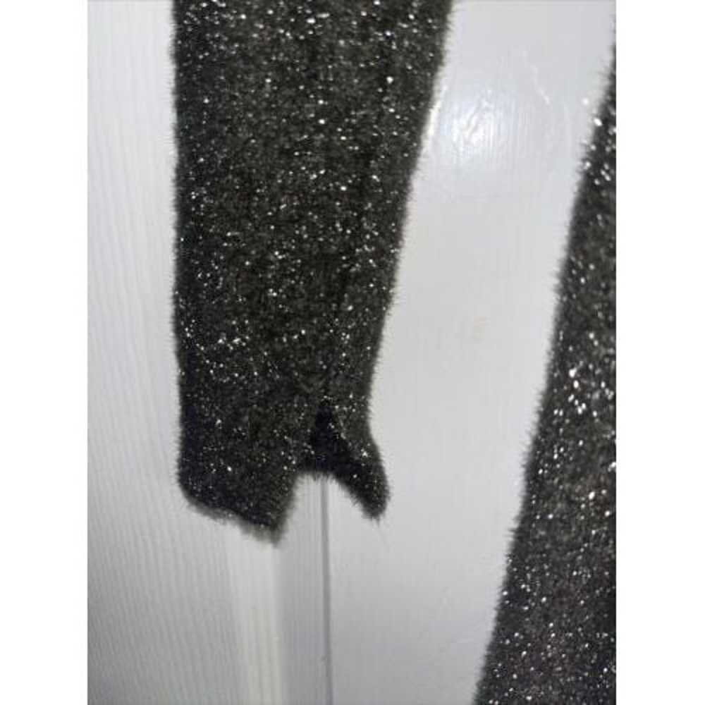 AllSaints Women's Black Sparkle  Bodycon Long Sle… - image 6