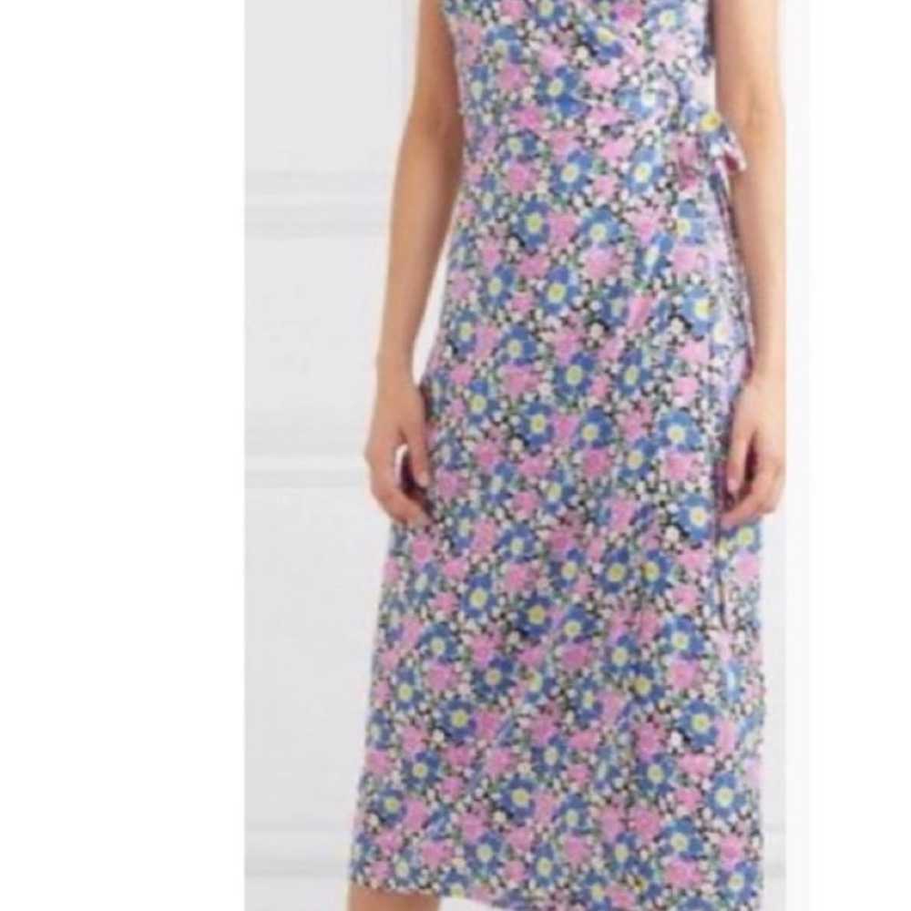 J. CREW Fabrizia Floral Wrap Midi Dress - image 10
