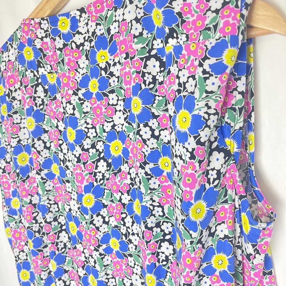 J. CREW Fabrizia Floral Wrap Midi Dress - image 5