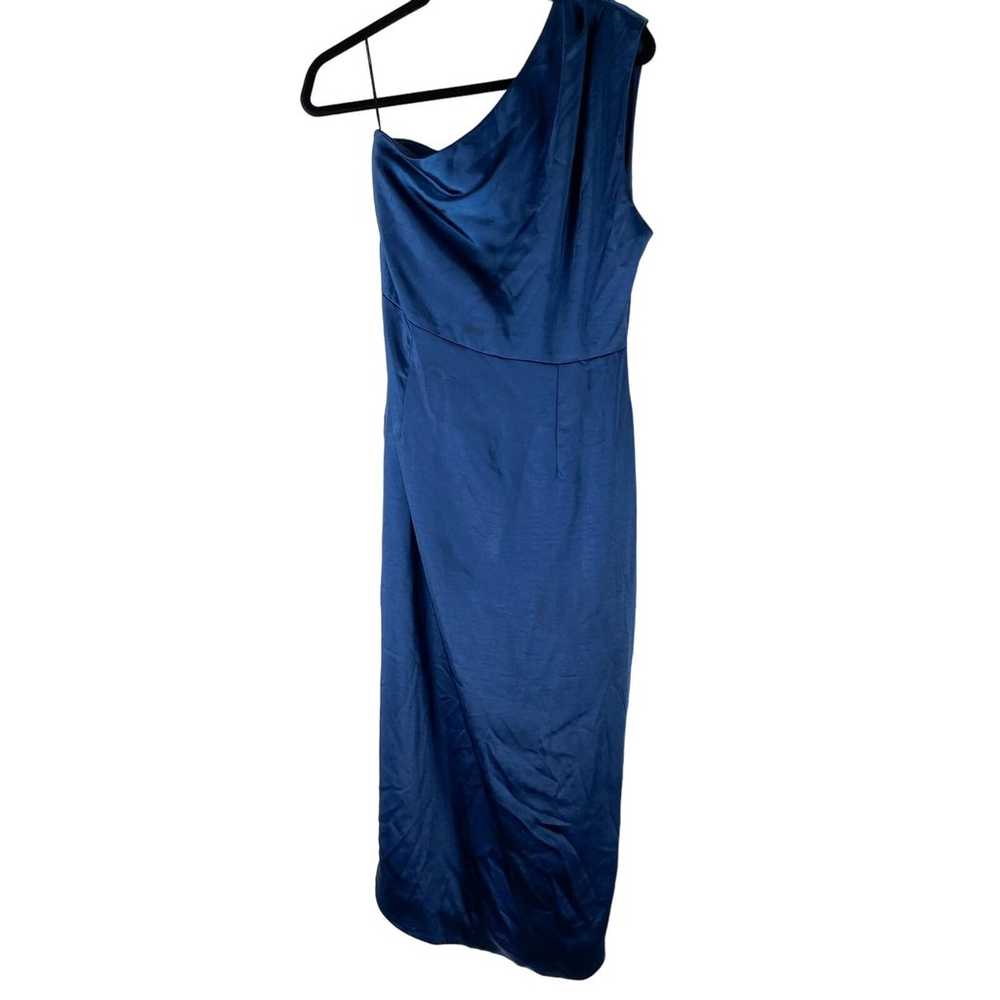 Elliatt Cassini Dress Womens Large Blue One-Shoul… - image 8