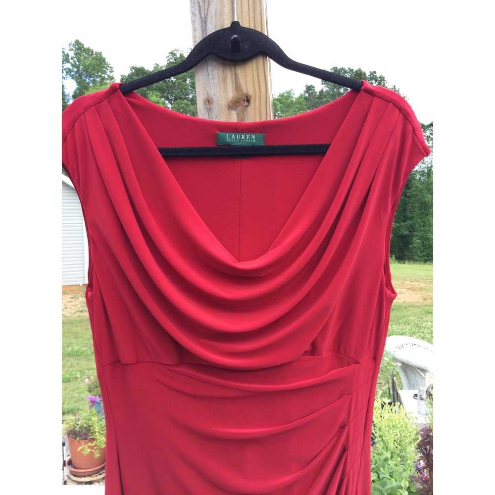 Ralph Lauren womens sleeveless sheath dress sz 12… - image 2