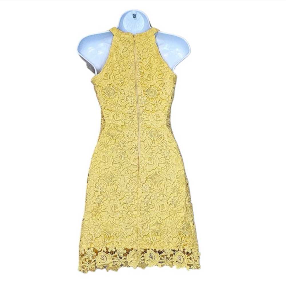 Lulus Love Poem Yellow Lace Mini Dress - XS - image 8