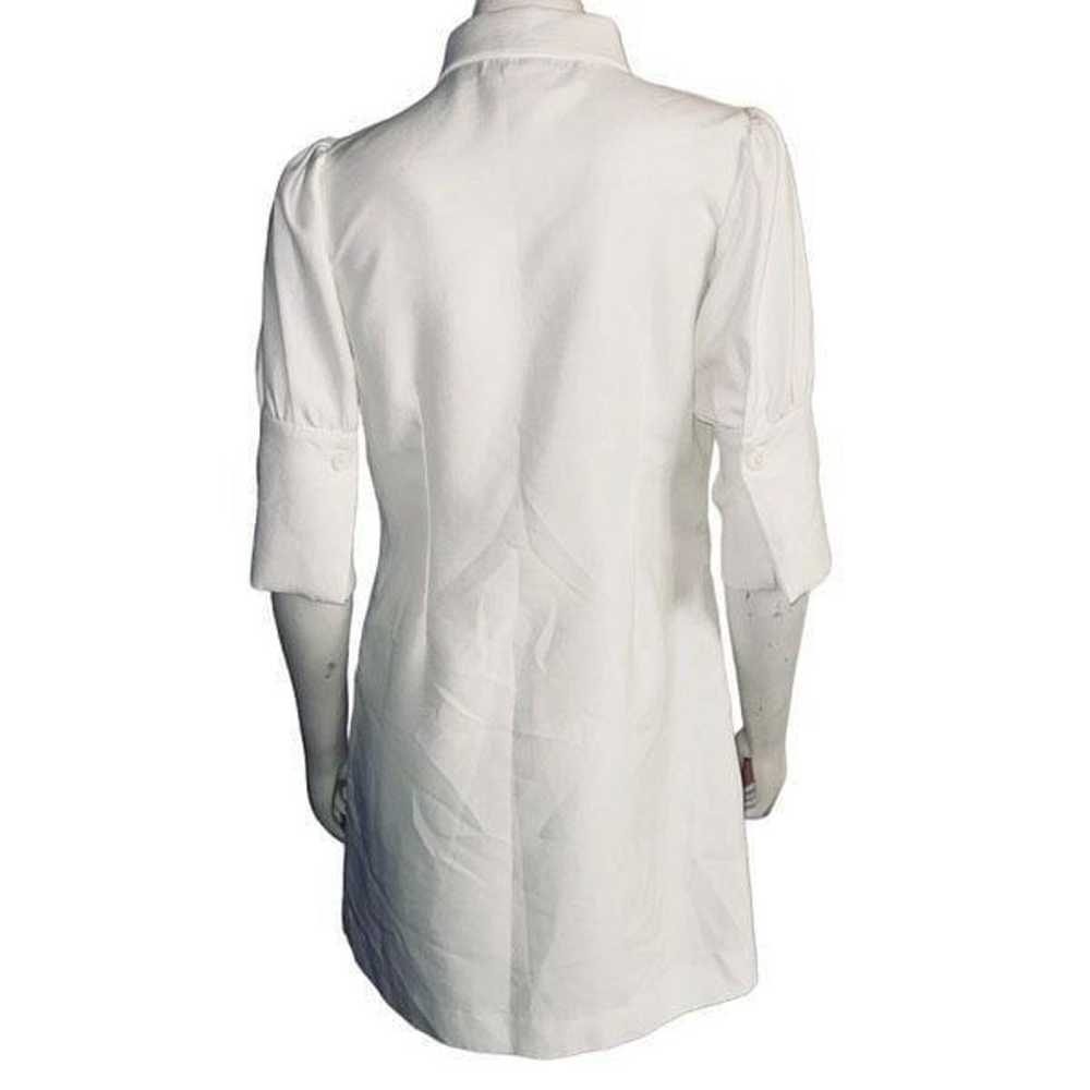 Gretchen Scott Button Up Shirt Dress Sz XS - image 3