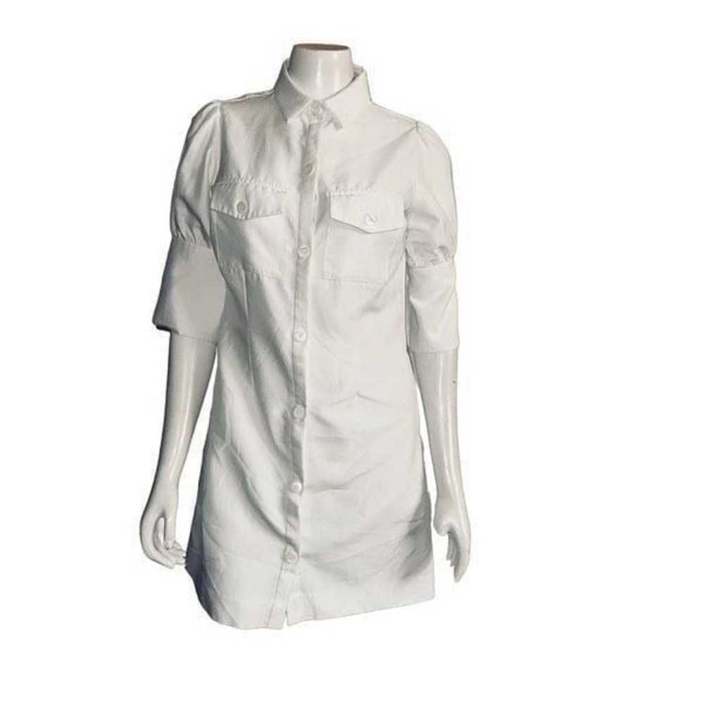 Gretchen Scott Button Up Shirt Dress Sz XS - image 5
