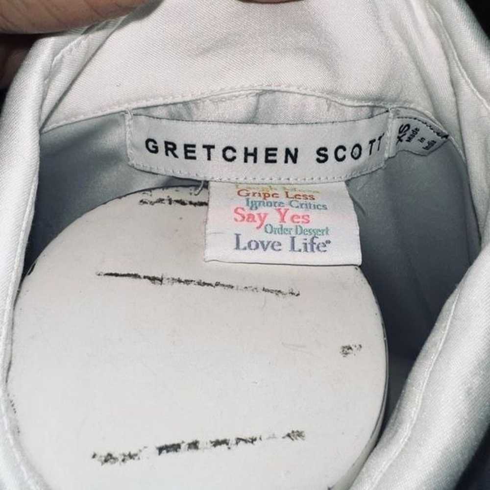 Gretchen Scott Button Up Shirt Dress Sz XS - image 7