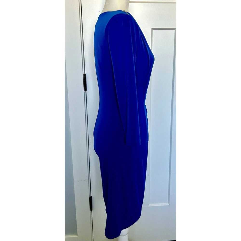 Calvin Klein Bodycon 3/4 Sleeve Dress Electric Bl… - image 2
