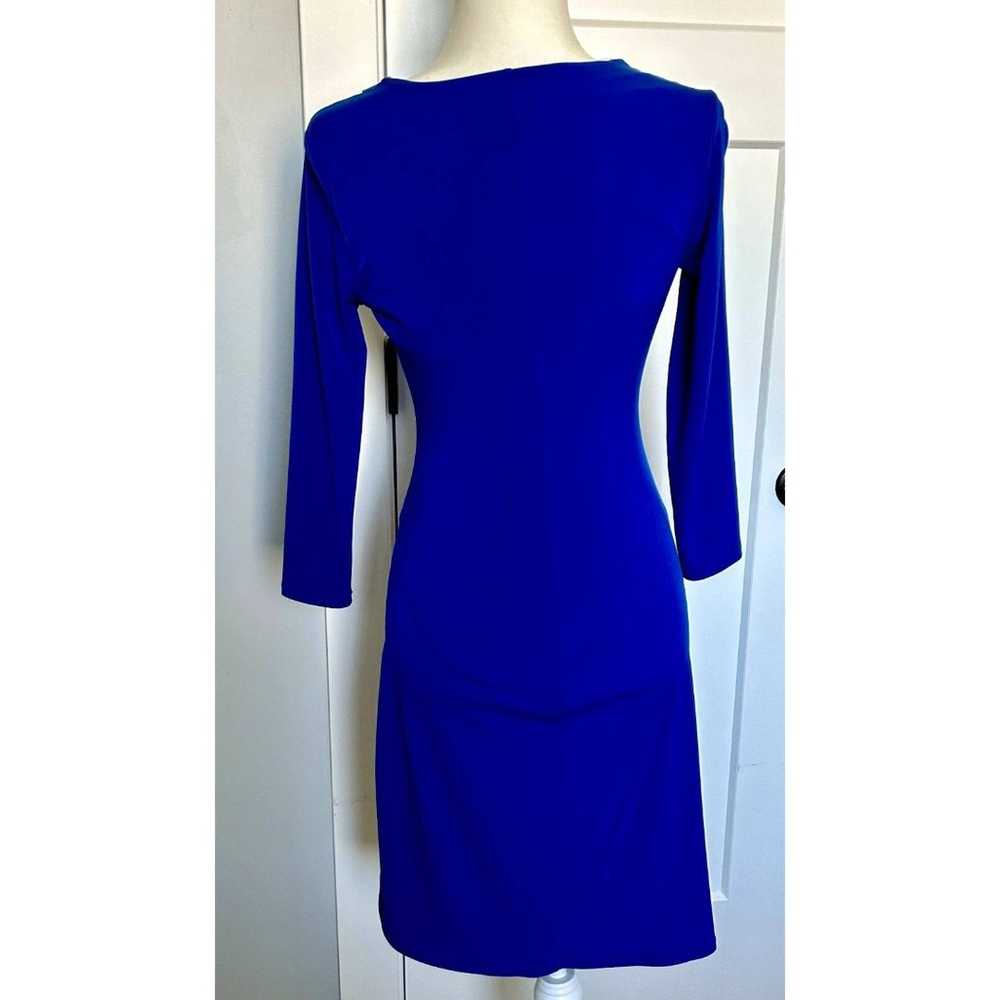 Calvin Klein Bodycon 3/4 Sleeve Dress Electric Bl… - image 3