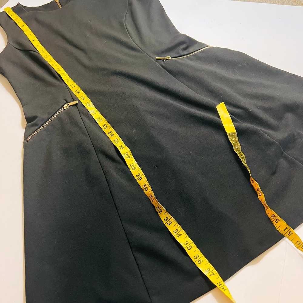 Sharagano Zipper Detail Sleeveless A Line Dress S… - image 9