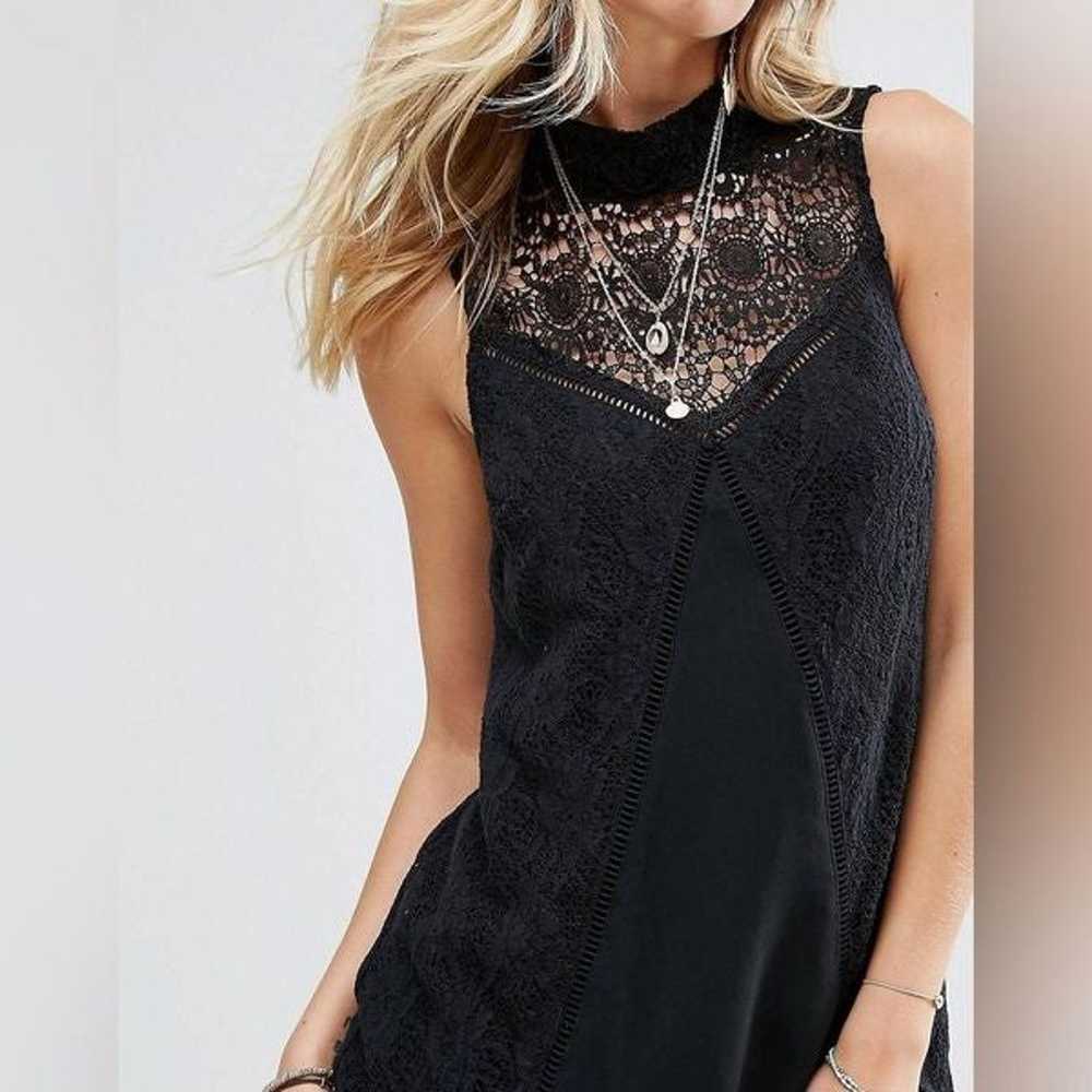 Abercrombie & Fitch Sheer Lace High Neck Dress - image 4