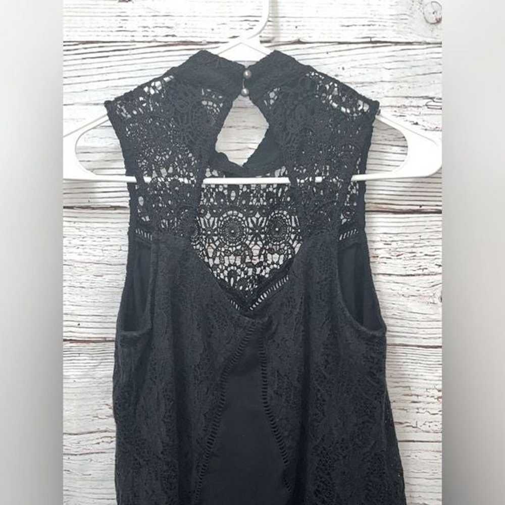 Abercrombie & Fitch Sheer Lace High Neck Dress - image 8