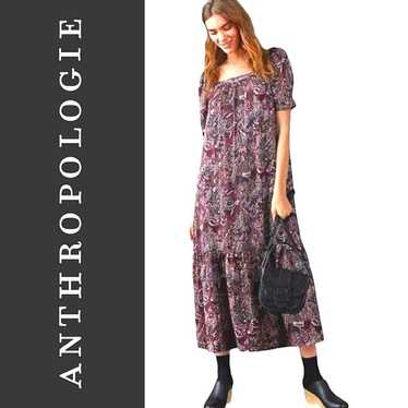 MAEVE ANTHROPOLOGIE "Lisabetta" paisley maxi dress