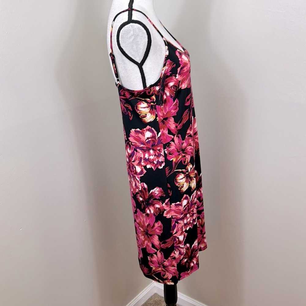NEW WHBM Convertible Floral Faux Wrap Dress, 6 - image 8