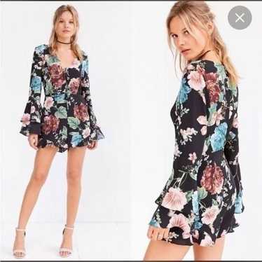 Bardot Amelia Floral Bell-Sleeve Romper - image 1