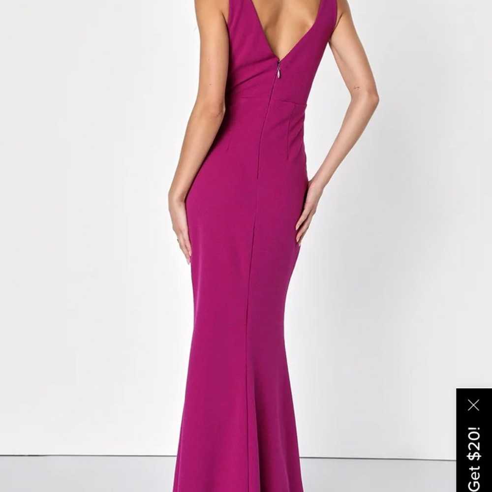 Formal Mauve Dress - image 5