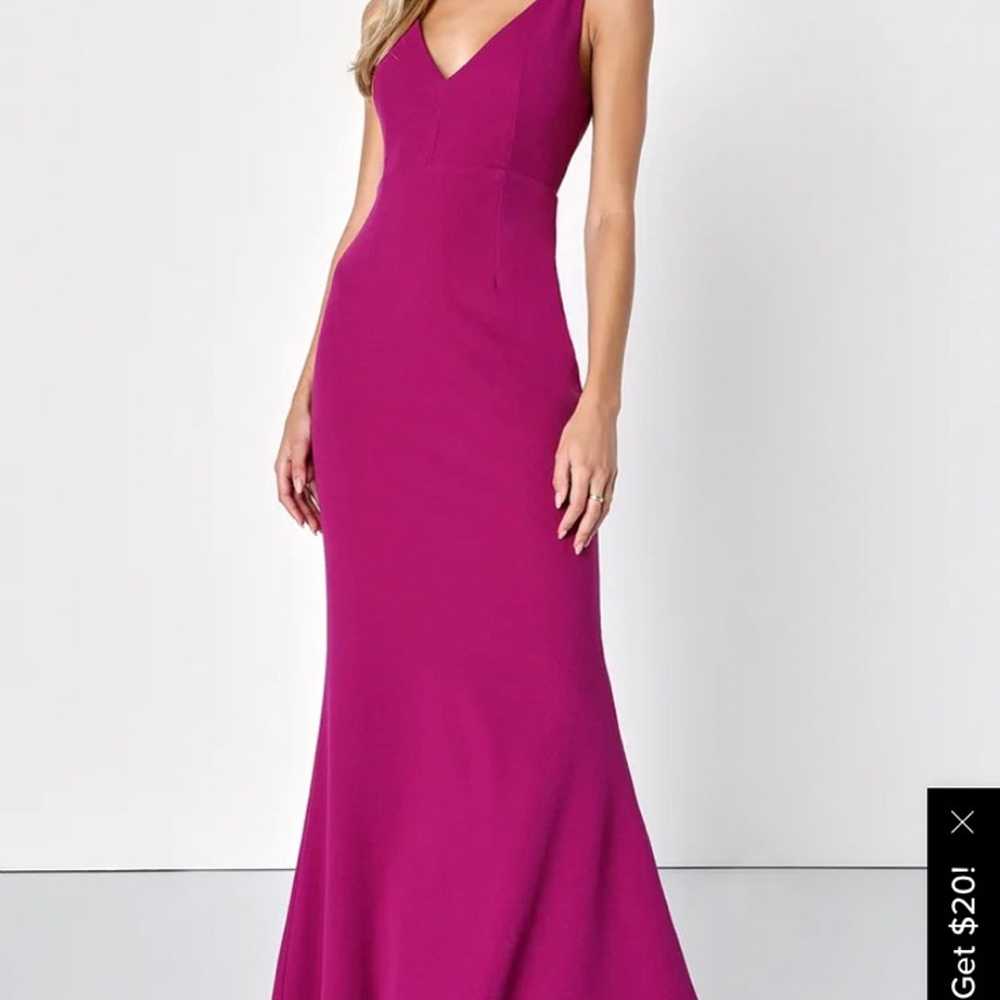 Formal Mauve Dress - image 6