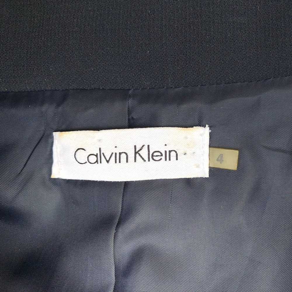 Calvin Klein Button-Down Black Work Dress with Ca… - image 4