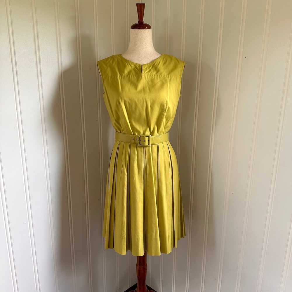 Vintage 60s Yellow California Girl Inc Dress set … - image 3