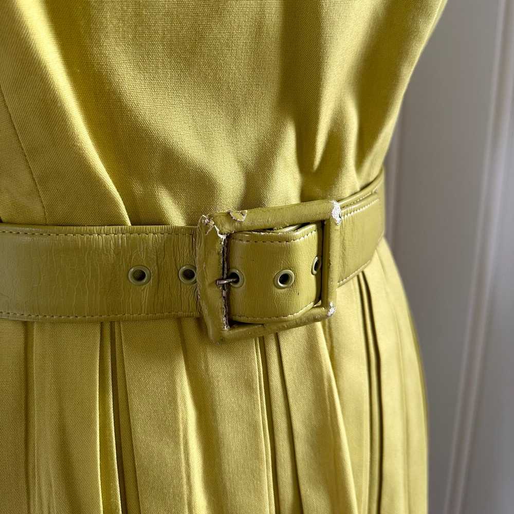 Vintage 60s Yellow California Girl Inc Dress set … - image 5