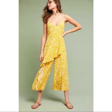 Anthropologie Maeve Brittany goldenrod Jumpsuit - image 1