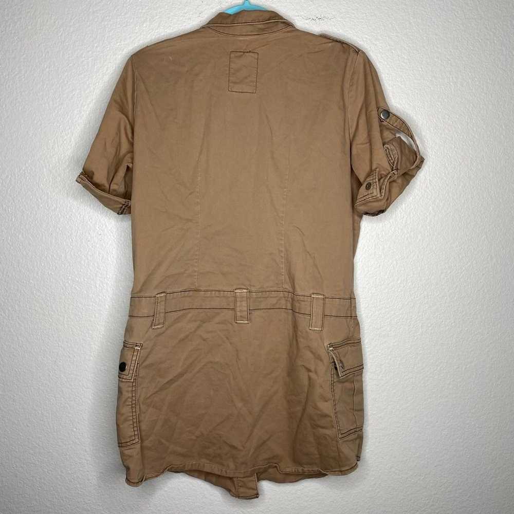 Vintage 90's Levi's Tab Twills Denim Mini Shirt D… - image 7