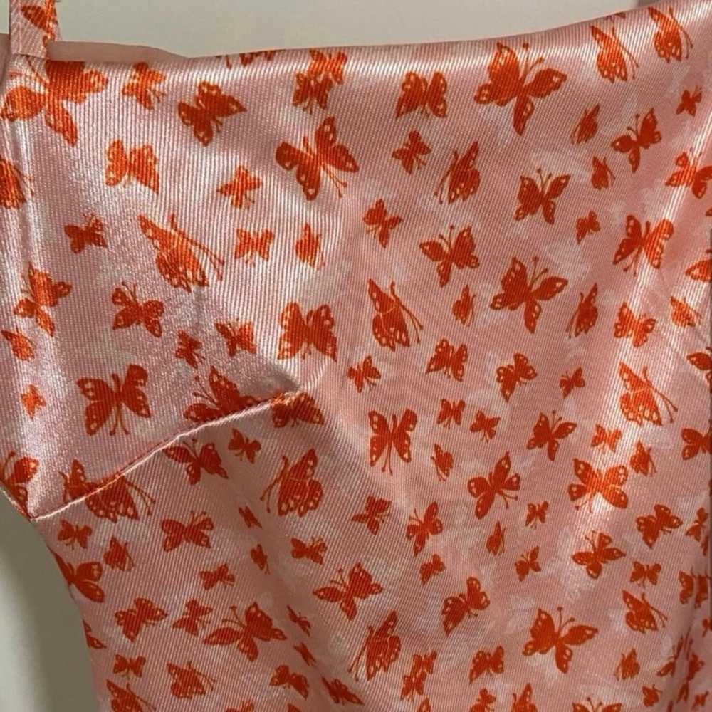 Urban Outfitters Pink & Orange Butterfly Sateen S… - image 11