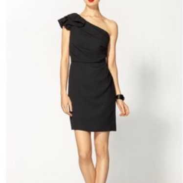 Shoshanna Stacie One Shoulder Dress Black Size 8